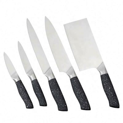 China 2022 promotion cheap cheap economical professional stainless steel kitchen knife chefs knife sets for sale