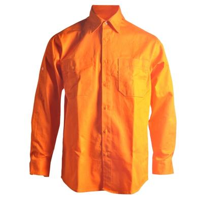 China Waterproof/Non-Toxic/Breathable/Anti-Wrinkle/Anti-Static/Anti-Shrink Flame Retardant 7oz Cotton/Nylon ComforTouch Pocketless Work Shirt for sale