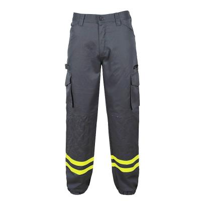 China HT Reflective Strips On Legs FR Mens Security Officers Trousers Cargo Workwear Pants for sale