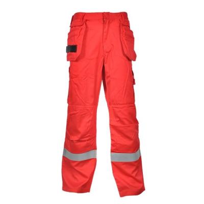 China 50mm Offshore Reflective Tape Free Around Legs 6 Pocket Cargo Cotton Mens Work Pants Customized for sale