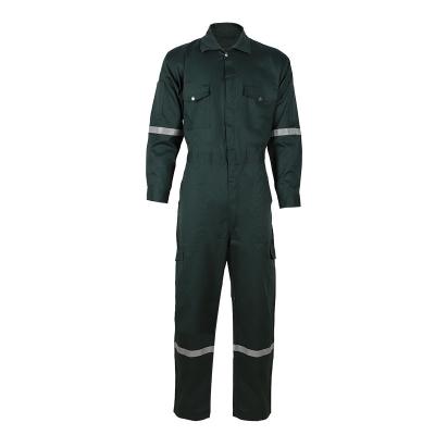 China 2.5cm FR Tape Workwear Reflective ARC Coverall Uniform Cotton Flame Retardant Coveralls for sale