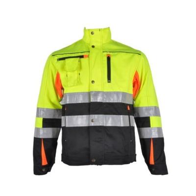 China Flame Retardant European Workwear Work Uniform With Logo Mens Work Safety Jacket for sale