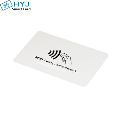 China Waterproof / waterproof smart card 13.56MHZ smart contactless pvc rfid blank nfc card with chip for sale