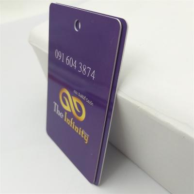 China 125KHZ Custom Printed Glossy Waterproof / Waterproof PVC RFID Hotel Swipe Contactless Smart Card for sale