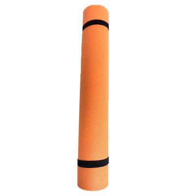 China Yoga Pilate Hot Orange Thick Yoga Mat For Indoor Relax And Exercise Yoga Mats With Logo In Stock for sale