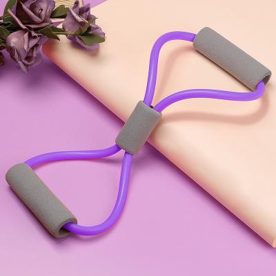 China Yoga Exercise Pull Rope Fitness Body Stretching Tool Home Use Shape Slim Yoga Strap Belt for sale