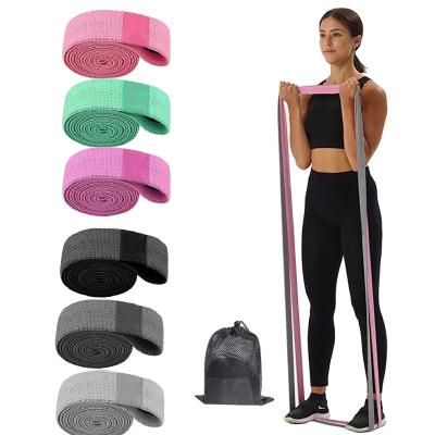 China Latex Body Exerciser Yoga Resistance Long Yoga Exercise Belt Type for sale