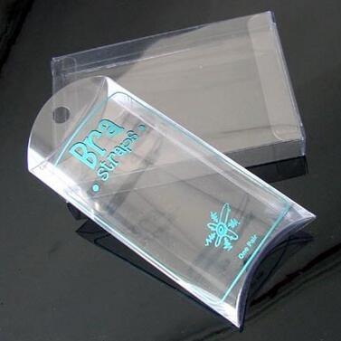 China Recycled Plastic Clear Materials Pillow Box Packaging For Hair Extensions /hair Accessory Packaging Box for sale