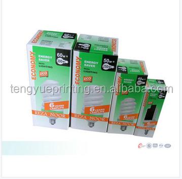 China biodegradable led bulb packaging box led bulb packaging crate light box for sale