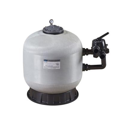 China Backwash Function Factory Large Capacity Picinas Coil Wound Fiberglass Side Mount Sand Filter Swimming Pool Filters for sale