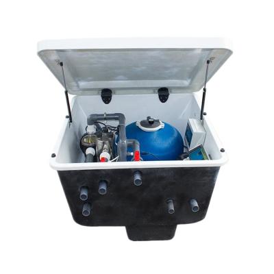 China Inground Inground Outdoor Swimming Pool Villa Water Pool Filter Acrylic Housing Pool Pump Integrator Outdoor Filter for sale