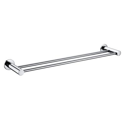 China HUIDA Modern Cheap Hotel Or Building Project Bath Stainless Steel Double Towel Rack for sale