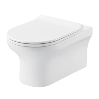 China HUIDA Concealed Cistern in China Factory Wall Promotion Flush Mount Flush WC Hung Rimless Toilet for sale