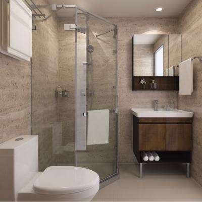 China HUIDA China Manufacturer Modern Power Saving All In One Bathroom Unit Prefab Modular Bathroom for sale