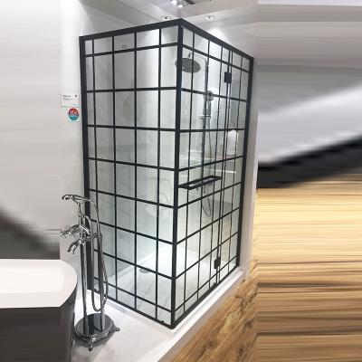 China Aluminum Alloy Frame HUIDA Customized Aluminum Alloy Frame 1200 x 900 mm 8mm Shower Glass Enclosure for sale