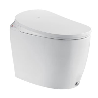 China Hi-tech automatic operation Huida new products smart lavatory tankless floor standing siphonic intelligent toilet for sale