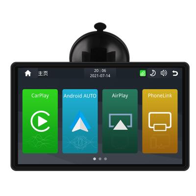 China Portable 7 Inch IPS Android Screen Wireless CarPlay Auto Wireless AirPlay Easy Install For Car SUV Pickup Truck JY-P1 for sale