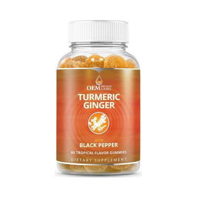 China immune & Anti-Fatigue Factory Private Label Wholesale High Potency Turmeric Curcumin Anti-Inflammatory Gummies for sale