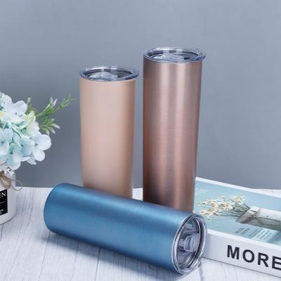 China 304 Stainless Steel Cup 20OZ Stainless Steel Cup Sustainable Portable Straight Cup Customized Wholesale for sale