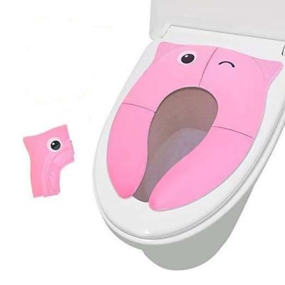 China Easily portable and great for travel. Portable Travel Toilet Baby Folding Potty Training Seat for sale