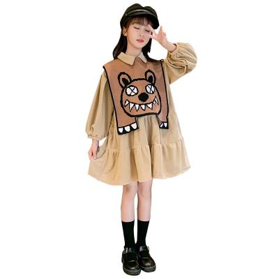 China 2022 new Anti-wrinkle cuhk kids and girls dress set for sale