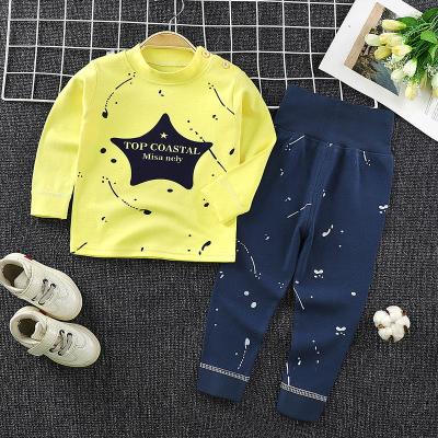 China 2022 new Anti-wrinkle children's long Johns underwear autumn winter spring set home wear boys and girls children's pajamas for sale