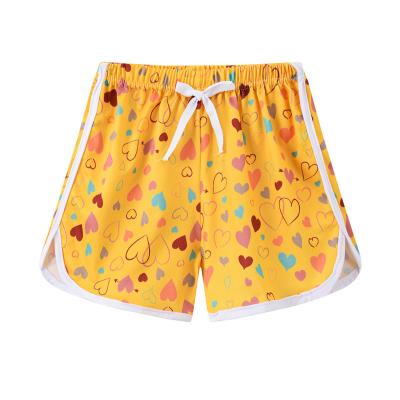 China Color Fade Proof Summer Kids Swimming Trunks Sports Shorts Solid Color Printed Pants Vacation Beach Shorts Baby Shorts for sale