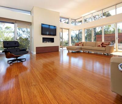 China Factory Supplier Modern Solid Laminate Bamboo Flooring Compressed Bamboo Strand Woven Flooring for sale