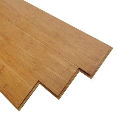 China Caramel Champagne High Density Strand Woven Modern Bamboo Flooring Uniclick Traditional Easy Install Parquet for sale