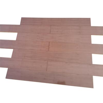 China Traditional Shiny Coffee Stained Solid Carbonized Horizontal Cheap Solid Bamboo Flooring for sale