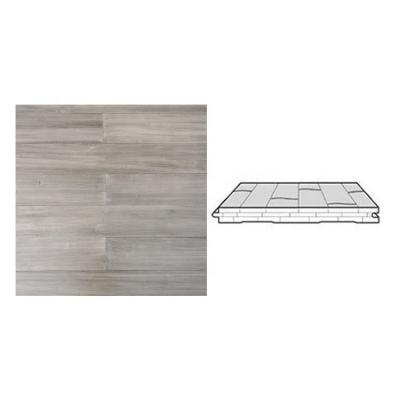 China Gray Antique Horizontal Solid Bamboo Traditional Tiles Click Bamboo Flooring Profile for sale