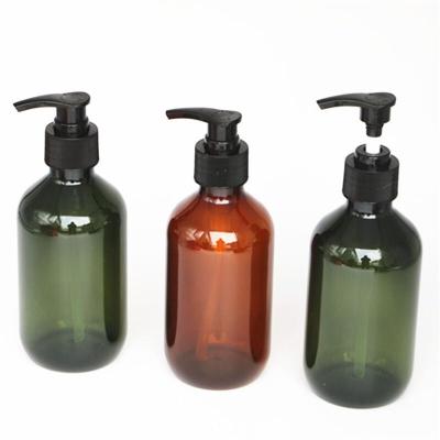 China Universal 200ml, 300ml, 500ml shampoo, conditioner, shower gel, lotion, hand sanitizer, shoulder round PET plastic pump bottle for sale