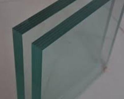 China Smooth Tempered Laminated Glass Construction with Polished Edge Te koop