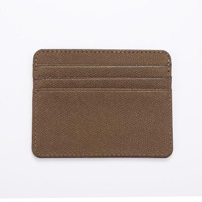 China Eco-frindly Wholesale Three Card Position PU Card Holder Custom Logo for sale