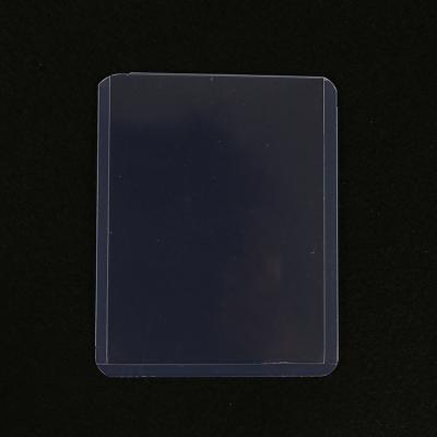 China Fashion PVC Clear Hard Plastic Credit Card Holder Sleeve Transparent Soft ID Badge Holder For Game Card Protect 25 PACKS for sale