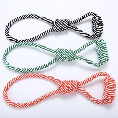 China Viable Manufacturers Selling Cotton Rope Pet 37cm Bite Dog Chew Toys For Dog Training for sale