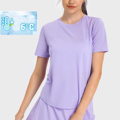 Cina Water-cooled Cooling Horse Riding Tops Quickly Dry Women Equestrian T shirts in vendita