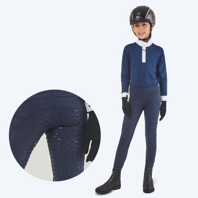 China High Stretch Childs Horse Riding Tights Customized Silicone Riding Breeches for sale