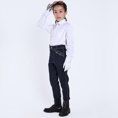 China Kids Horse Riding Breeches Breathable Cotton Childrens Horse Riding Pants for sale