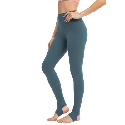 Chine Guêtres convenables minces de formation de taille de couleur de solide de Capri de pantalon de yoga de progression de pied hautes à vendre