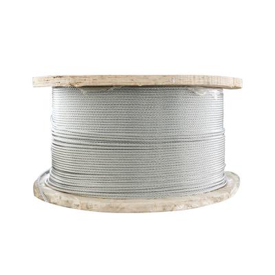 China Household 6 x 7 Stainless Steel Wire Rope Fence 0.8-10mm With Wire Rope Hanging Line for sale