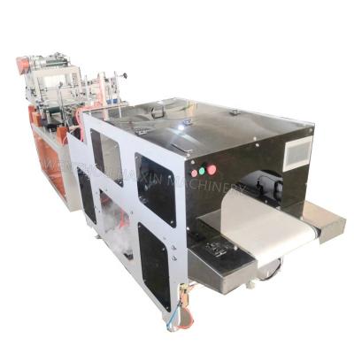 China High tech pe cpe tape nylon glove making machine food disposable gloves double sided for sale