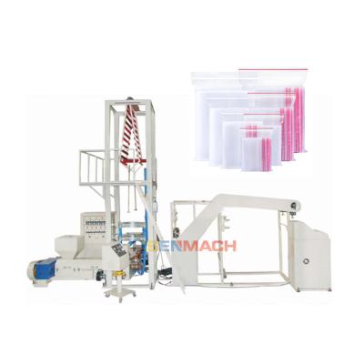 China Film Zip Lock Bag Plastic LDPE PE Polythene Blown Film Blowing Machine for sale