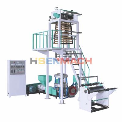 China High Speed ​​Single Layer HDPE Film Mini LDPE Plastic PE Polythene Bag Film Blown Extruder Cinema Machine for sale