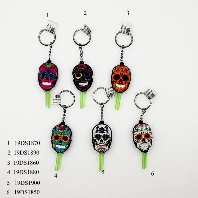 China Europe popular soft PVC keycover, SKULL KEY HOLDER for sale