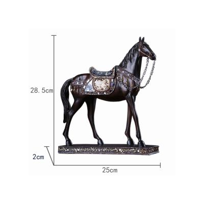 China China Wholesale Hot Selling Polyresin Horses Galloping Decoration Home Decor Animals Accessories for sale