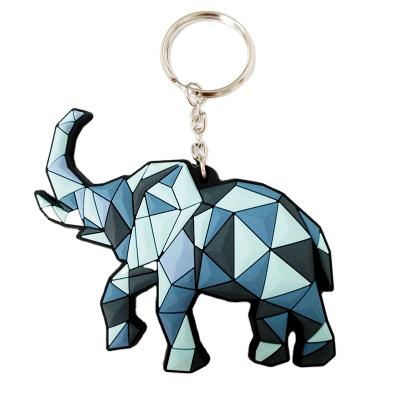 China Europe best-selling soft PVC key chain, 2021 new design wild animal key chain for sale