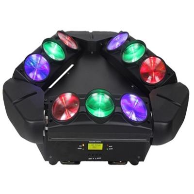 China Sports Stadiums 9 Eye RGB Spider Head Moving Light Beam Laser for sale