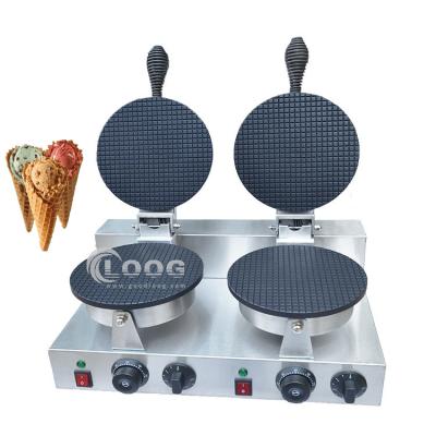 China Adjustable Electric Hong Kong Stainless Steel Ice Cream Cone Maker Machine Bubble Waffle Maker Thermostat High Efficiency Double Dishes Gas Stove Eggs Maker for sale