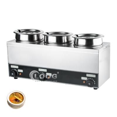 China CE Approved Hotels CE Approved Commercial Hotel Restaurant Kitchen Equipment Buffet Food Heating Machine Bain Marie Food Warmer for sale